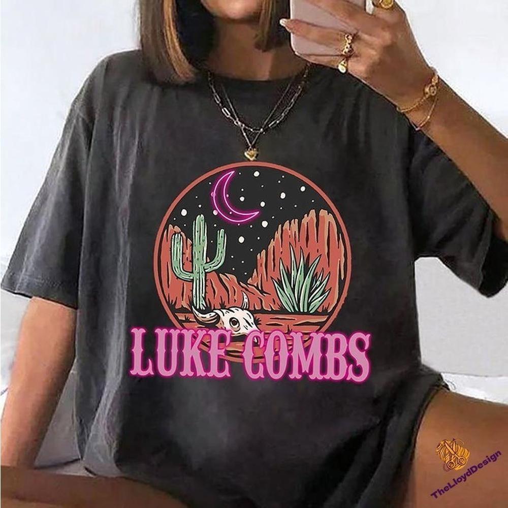 Retro Luke Combs T-Shirt Luke Combs Concert Shirt Country Music Vintage Shirt